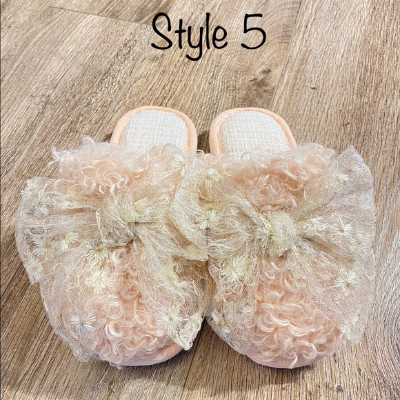 Handmade ultra soft Bridal Slippers - Picture 4 of 7
